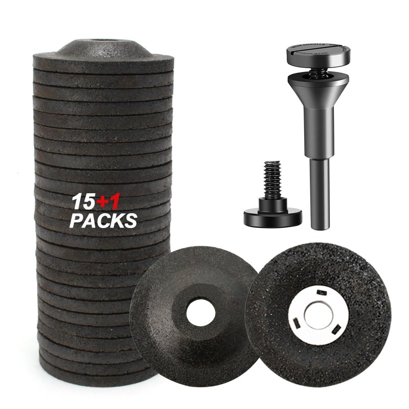 Si Fang 2 Inch Die Grinder Grinding Wheels With Mounting Mandrel For Drill Rotary Tool Depressed Center Wheel Discs 3 8 Arbor 1