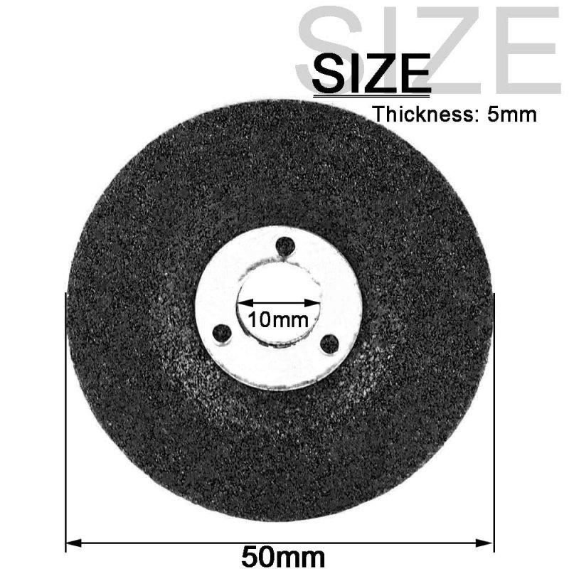 Si Fang 2 Inch Die Grinder Grinding Wheels With Mounting Mandrel For Drill Rotary Tool Depressed Center Wheel Discs 3 8 Arbor 1