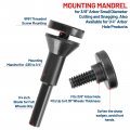 Si Fang 2 Inch Die Grinder Grinding Wheels With Mounting Mandrel For Drill Rotary Tool Depressed Center Wheel Discs 3 8 Arbor 1