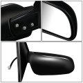 Mi1321110 Factory Style Passenger Right Side Mirror Manual Folding Power Adjust Compatible With Mitsubishi Mirage 97-01 Paint