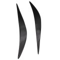 Carbon Fiber Headlight Eyebrows Eyelids Covers Trim For Bmw F30 3 Series 2012 2018 Glossy Uv Coating Front Left And Right 