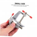 Generic 2 Pcs Bench Clamp Vice Work Vise Restorer Tool Woodworking Hotfix Portable Workbench Hobby Jewelry Aluminum Alloy Desk