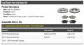 Front Ceramic Brake Pads And Rotor Kit Compatible With 2011-2015 Hyundai Sonata 2 4l 4-cylinder