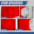 To2801193 Factory Style Rear Tail Lights Brake Lamps Assembly With Reverse Light Compatible Toyota Tundra 2014-2021 Passenger