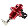 160psi Adjustable Aluminum Fuel Pressure Regulator Oil Filled Gauge Red