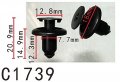 Autobahn88 Bumper Fender Clip Compatible With Hyundai Subaru Universal Use Pack Of 20
