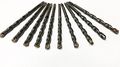 Max-power 10pcs Pack Diameter 3 16 X 3-1 2 Overall Length Carbide Tipped Tapcon Masonry Concrete Drill Bit With Half Flat Shank 