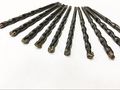 Max-power 10pcs Pack Diameter 3 16 X 3-1 2 Overall Length Carbide Tipped Tapcon Masonry Concrete Drill Bit With Half Flat Shank