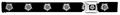 Buckle Down Big Boys Winchester Pentagram Repeat Black White Seatbelt Belt Multi Regular 