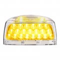 Partsam 2pcs 31 Led Turn Signal Lights Headlight With 3 Wire Replacement For Peterbilt 379 359 357 365 378 Amber Clear Lens