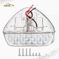 Partsam 2pcs 31 Led Turn Signal Lights Headlight With 3 Wire Replacement For Peterbilt 379 359 357 365 378 Amber Clear Lens