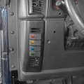 Hooke Road Tj Wrangler Pillar Light Switch Pod Panel W 4x Rocker Switches For Jeep 1997-2006 Driver Side