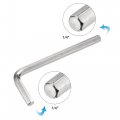 Uxcell 1 4 Hex Key Wrench L Shaped Cr-v Repairing Tool