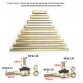 Newsmarts M10 11cm Bolt Tie Rod Ball Joiner Steering Shaft Assembly Universal For 50cc 70cc 110cc Quad Dirt Bike Atv Go Kart