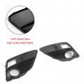 Topteng 2pcs Front Fog Light Cover Bezel Grill Grille For Subaru Wrx Sti 2015-2017 With Lamps Hole Models 57731va000 57731va010