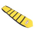 Jfg Racing Dirt Bike Seat Cover Motorcycle Cushion With Non-slip Rubber Striped For Rm85 2002-2017 Yellow