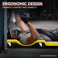 Auto Dynasty 40 Inches Mechanic Creeper Automotive Garage Repair Low Profile Under Car Rolling With Led Light And Padded