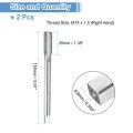 2pcs Straight Flute Thread Tap M14 X 1 5 Metric Right Hand Screwing Tapping Tool Thread Milling Machine Taps High-speed Steel