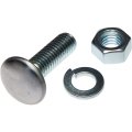 Bumper Bolt Kit Stainless Steel With Hex Nut And Washer 7 16-14 Thread Size Regular Grade 4 In Length Alx-pau-mm-45792-cl360a50 