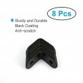 Uxcell 90 Degree Metal Angle Brackets 25 X 25mm For Diy Shelves Cabinet Stainless Steel Corner Brace Shelf Support Furniture