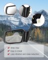 Left Side View Mirror For 2007 To 2011 Nissan Altima Sedan And Hybrid Power Adjustment Non Folding Heated Driver Black