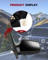 Left Side View Mirror For 2007 To 2011 Nissan Altima Sedan And Hybrid Power Adjustment Non Folding Heated Driver Black