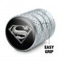Superman Steel Logo Tire Rim Wheel Aluminum Valve Stem Caps