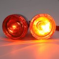 Httmt- Amber Rear Turn Signal Light Indicator Compatible With H-d Xl883 1200 Flsb Fxst Flde Flhc P N Mt224-021-cd Amber