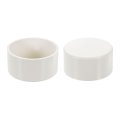 2pcs Pvc Pipe End Cap Fitting 3 5 Furniture Grade Plug Adapter Socket Fittings For Sewer Drain Connections Garden Diy White 