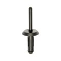 Nylon Blind Head Rivets 1 4 In Hole Size Large Flange Black 20 Piece Set Replacement For 14063981 J4006211 N803043s 