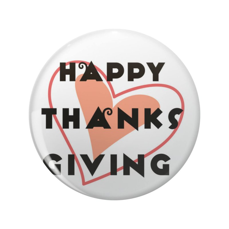 1080 Graphics Happy Thanks Giving Key Chain Double Sided Stainless Steel Keychain