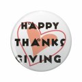 1080 Graphics Happy Thanks Giving Key Chain Double Sided Stainless Steel Keychain