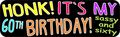 10in X 3in Sassy And Sixty 60th Birthday Bumper Magnet Funny Vehicle Magnets By Stickertalk 