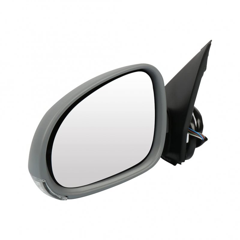 Driver Side Power Heated Signal Puddle Lamp Manual Folding W Cover Mirrors For 2005-2010 Jetta