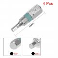 Uxcell 4pcs 25mm Long 1 4 Hex Shank H2 5 High Quantity Screwdriver Bits S2 Alloy Steel
