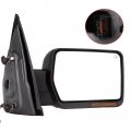 Aintier Towing Mirror Compatible With 2007-2014 Ford For F-150 Series Truck Pickup Tow Power Adjusted Heated No Turn Signal