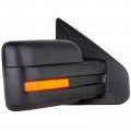 Aintier Towing Mirror Compatible With 2007-2014 Ford For F-150 Series Truck Pickup Tow Power Adjusted Heated No Turn Signal