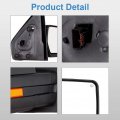 Aintier Towing Mirror Compatible With 2007-2014 Ford For F-150 Series Truck Pickup Tow Power Adjusted Heated No Turn Signal