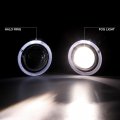 Led Halo Ring Projector Fog Light Driving Lamp Housing Assembly W Bezel For 1999-2003 Jeep Grand Cherokee Driver Passenger Side