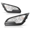 Pair Front Fog Lights Lamp Cover Bezel Set 4pcs For Ford Ecosport 2018-2022 Gn1z15266aa Gn1z15266ab 