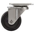 Waxman Consumer Group 3 Rubber Plate Swivel Caster 
