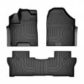 Custom Fit All Weather Floor Mats For 2019 2020 2021 2022 2023 Honda Passport Durable Tpe Liners 1st And 2nd Row Set Black 