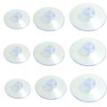 Bronagrand 30 Pack Clear Plastic Suction Cup Sucker Pads Without Hooks 3 Size 40 Mm 20 
