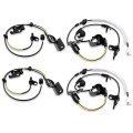 Front Rear Abs Wheel Speed Sensor Set For Toyota Rav4 4wd 2006 2007 2008 2009 2010 2011 2012 Replaces 89542-42050 
