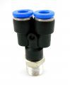 Push To Connect Male Y Fitting 1 8 Od Npt 