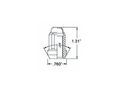 7 16 Chrome Spline Drive Tuner Lug Nuts Small Diameter Wheel Locks With Key 16-20 Thread Size 20 