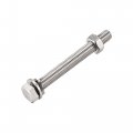 Uxcell M10 X 90mm Hex Head Screws Bolts Nuts Flat Lock Washers Kits 304 Stainless Steel Fully Thread Hexagon 4 Sets