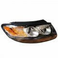 Ensyusuma 2007 2008 2009 2010 2011 2012hyundai Santa Fe Headlight Assembly Right Passenger Side Headlamps Black Housing Clear 