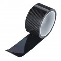 Carbon Fiber Strips Anti Scratch Protective Film Dry Fibre Detailing Wrap Tape Car Door Edge Guard Sticker Black 5cm 3m