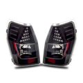 Sppc L E D Taillights Black Assembly Set For Dodge Magnum Pair Driver Left And Passenger Right Side Replacement 